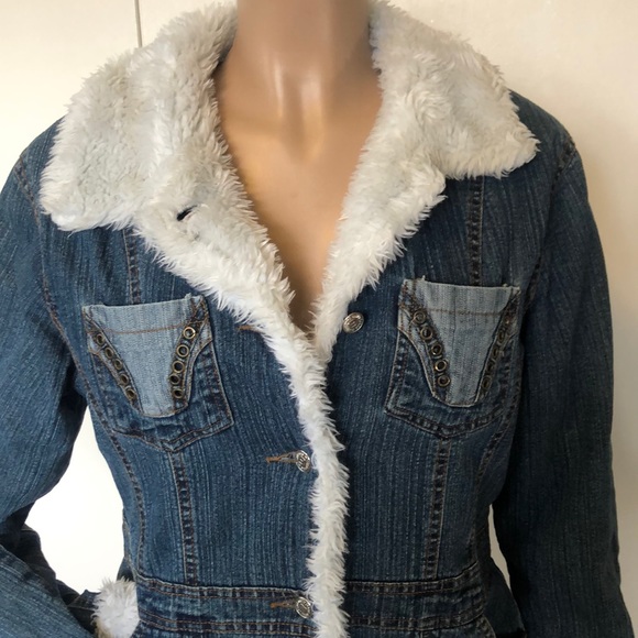 1878 Size XL Juniors Milly Fully Lined Jean Jacket - Picture 3 of 16